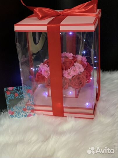 Мыльные букеты с подсветкой