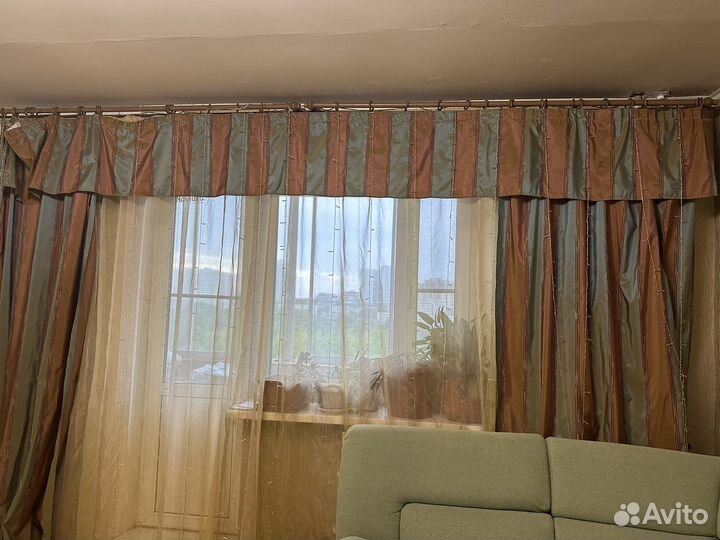 Шторы в гостиную из итальянской портьерной ткани