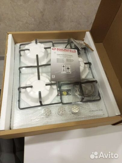 Газовая варочная панель maunfeld eghe.43.3STS-EW