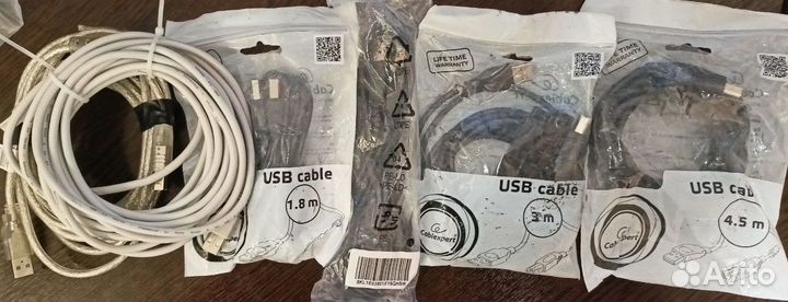 Кабель соединительный USB 2.0 A - USB 2.0 B