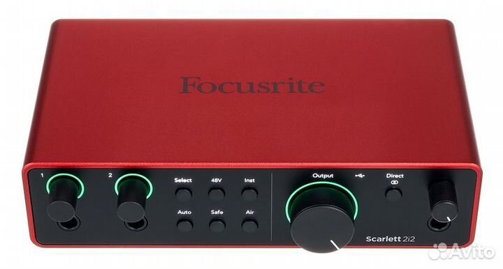 Аудиоинтерфейс Focusrite Scarlett 2i2 4th Gen