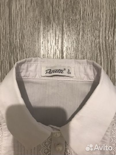 Рубашка школьная Pinetti, размер 134