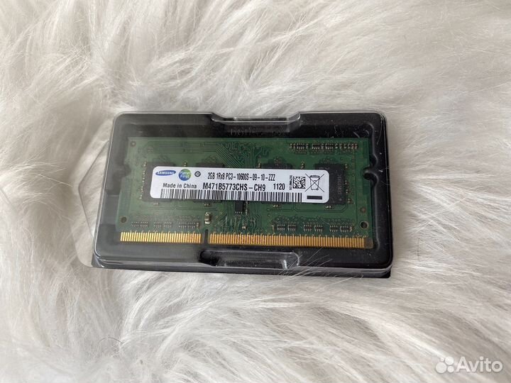 Оперативная память для ноутбука. Sodimm ddr3 2gb
