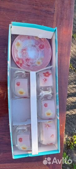 Чайный набор из 6 предметов, новый