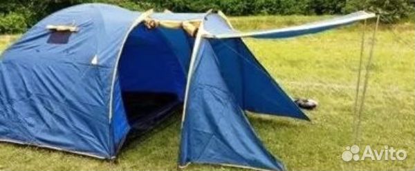Палатка 4Х местная двухслойная 210*110*80