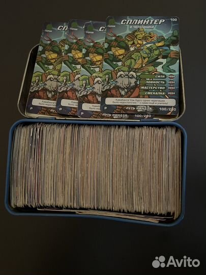 Карточки черепашки ниндзя