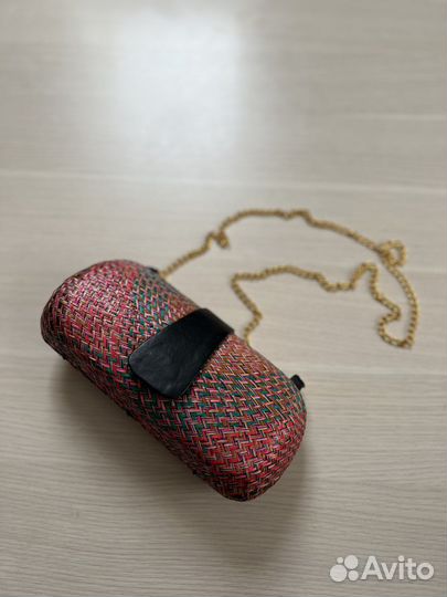 Клатч соломенный летний