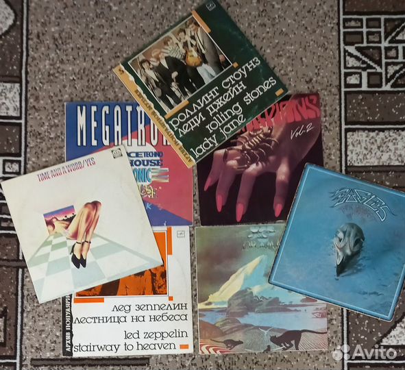 LP Rolling Stones Yes Scorpions Led Zeppelin