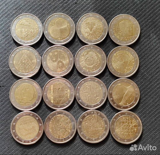 Монеты 2 евро Финляндии