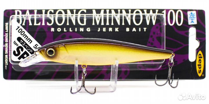 Deps Balisong Minnow 100SP. (8 цветов). Оригинал