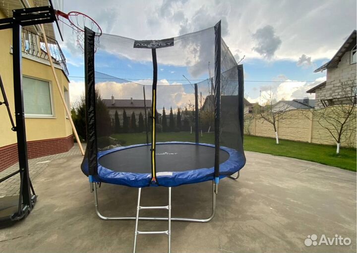 Батут с сеткой