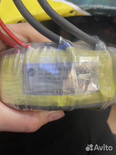 Тороидальный трансформатор 12v 200Wt