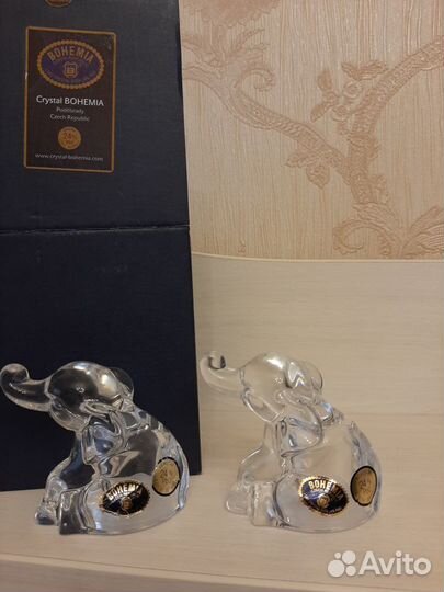 Хрусталь bohemia - слоники под специи