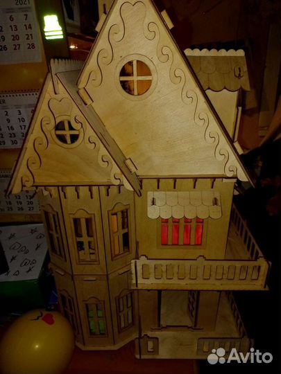 Детский игровой домик из дерева