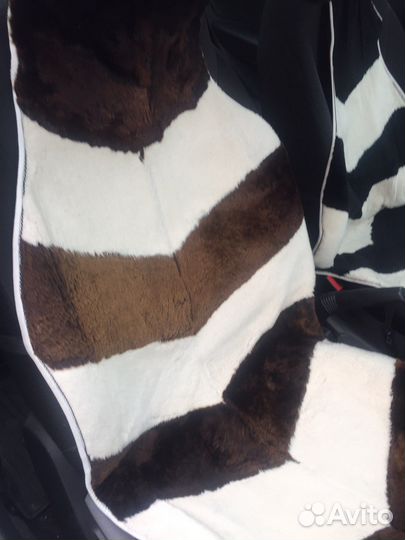 Накидки на сидения меховые натуральные