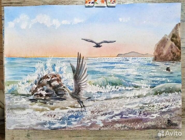Картина акварель