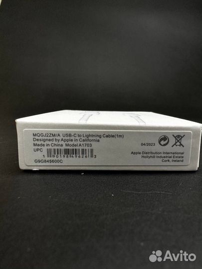 Провод lightning на type-c и блок 25w