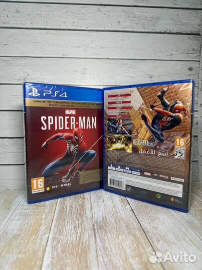 Spider-man Marvel Человек-паук PS4