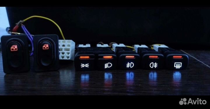 Пересвет кнопок ваз 2114