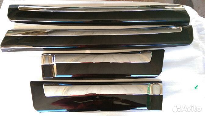 Land Cruiser 200 Молдинги дверей Широкие V4NF4