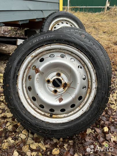 Колеса R16 на резине Dunlop WinterMaxx 195/55