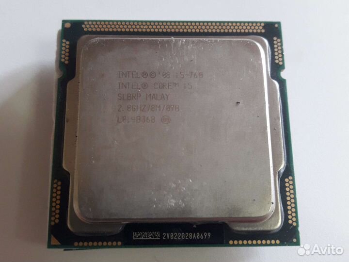 Процессор intel core i5 760
