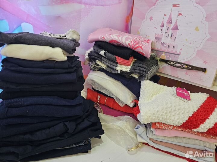 Огромный пакет вещей на девочку от 122 размера