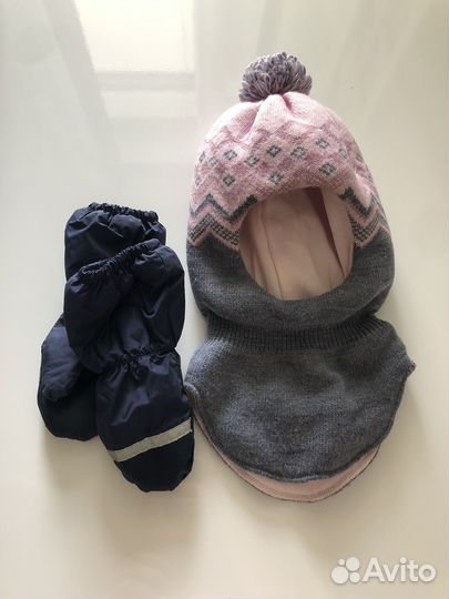 Шапка шлем и краги Kerry