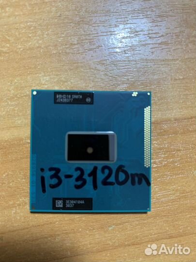 Процессор для ноутбука Core i3-3120m 2-яд/4-потока
