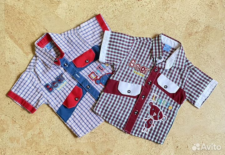 Рубашки для мальчика р.86-92 см