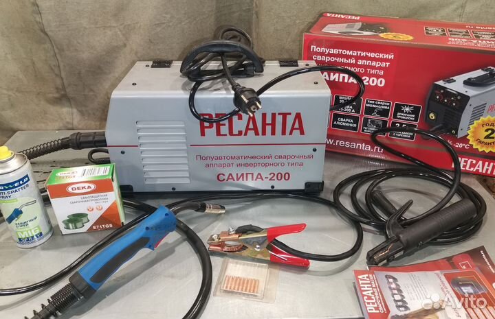 Сварочный инвертор полуавтомат ресанта саипа 200