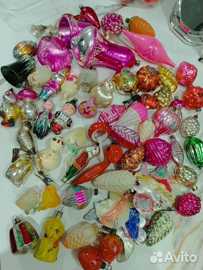 Елочные игрушки СССР и ГДР в реставрацию лотом