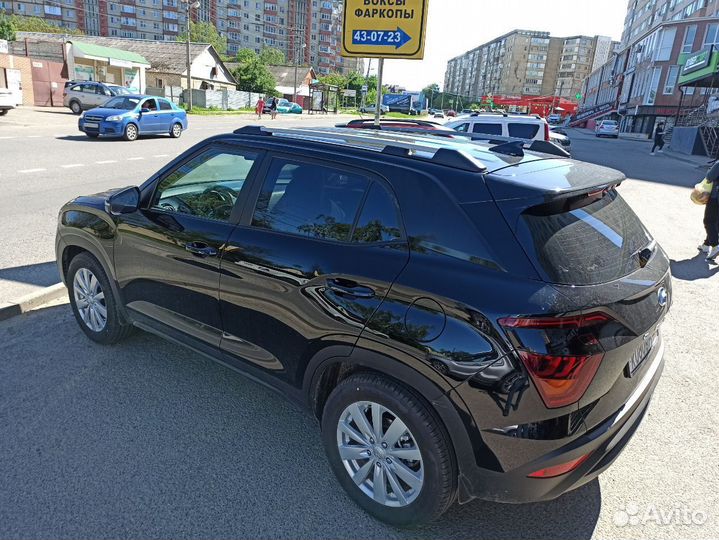 Рейлинги на крышу hyundai creta 2022