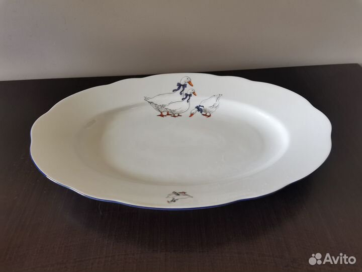 Фарфоровая посуда Гуси Столовый сервиз