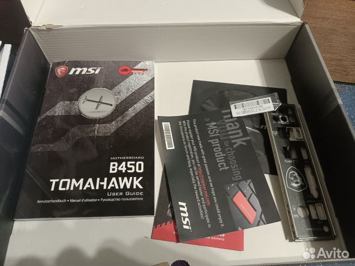 Материнская плата MSI b450 tomahawk