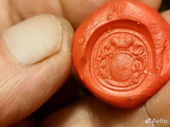 Старинный серебряный перстень-печатка