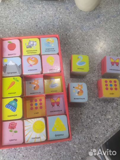 Книга кубики clever