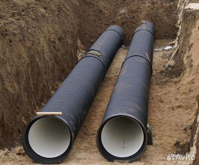 Прокладка труб канализации. Врезка. Подключение