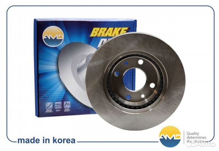 Диск переднего тормоза (вентилируемый) premium