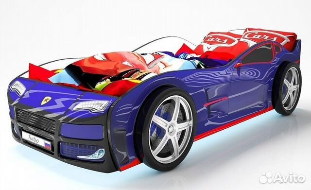 Детская кровать машина Turbo