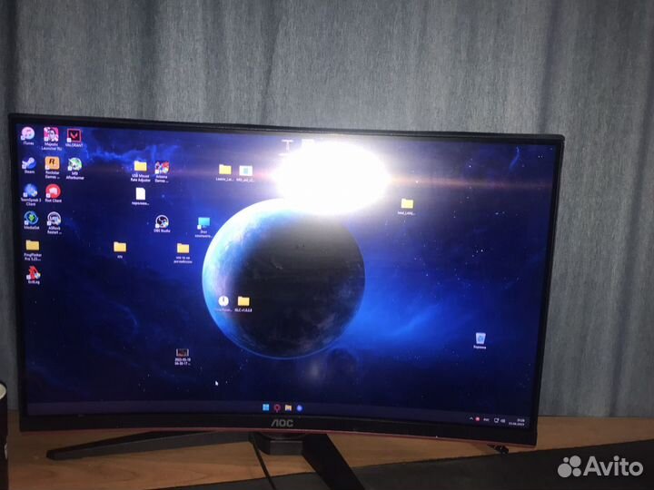 Монитор 144hz Aoc C24G1