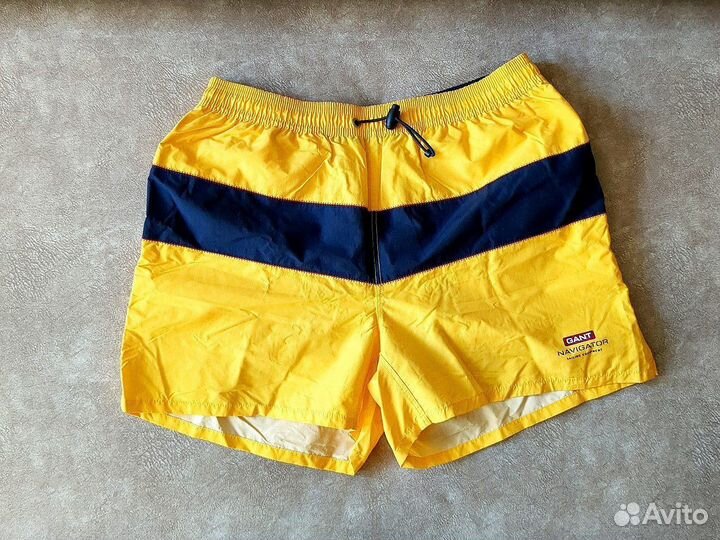 Мужские шорты для плаванья желтые gant Гант S
