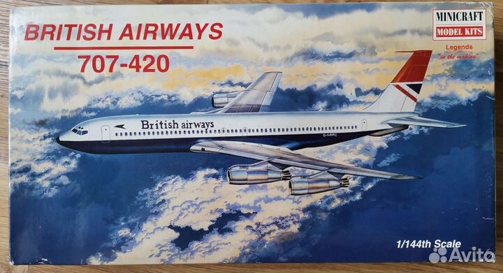 Сборная модель самолета Boeing 707