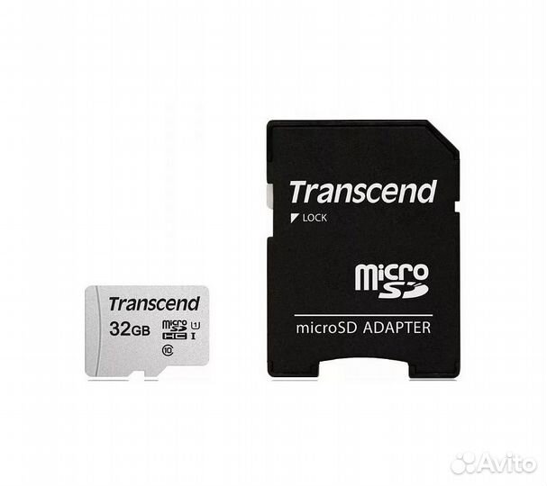 Карта памяти Transcend microsdhc 300S Class 10 UHS