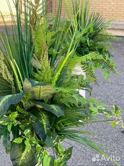 Озеленение интерьера, цветочная композиция