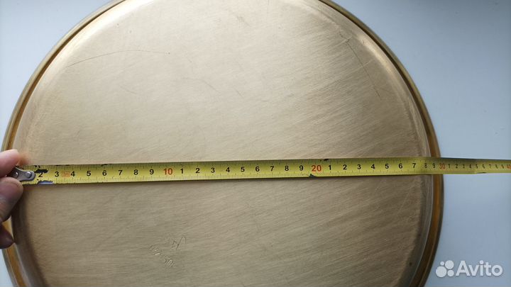 Латунный таз для варенья СССР