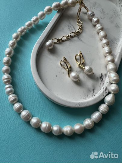 Чокеры из жемчуга / натуральный жемчуг