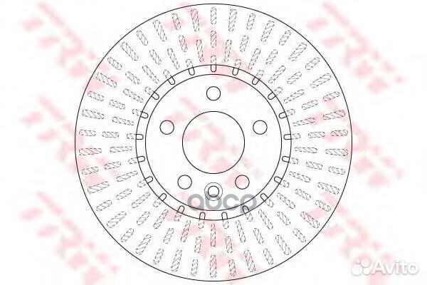 Диск тормозной перед DF6499S TRW