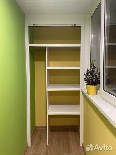 Шкаф с рольставнями на балкон по вашему эскизу