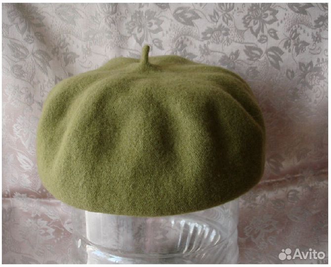 Берет трикотажный шерстяной, 